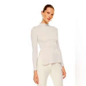 ARITZIA Babaton Sculpt Knit Tie-Back Longsleeve